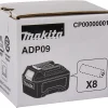 Adapter til AA batteri 8 stk