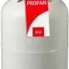 AGA propanflaske i stål 11 kg med industriventil
