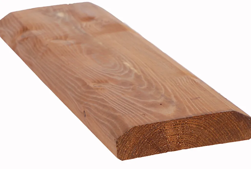 Altanrekke royalimpregnert furu brun flat 34x145 mm