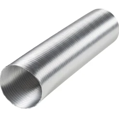 Aluminiumskanal uisolert Ø125x3000 mm