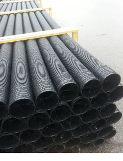 Anleggsrør dobbeltvegget 110/95 mm 6 m