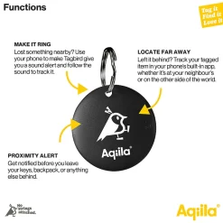 Aqiila tagbird sporingsbrikke nøkkelring 1-pack