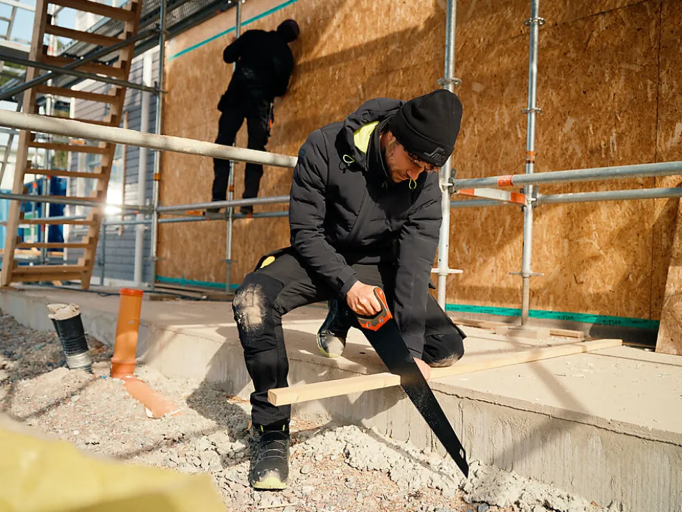Arbeidsbukse 6940 softshell stretch sort str 52