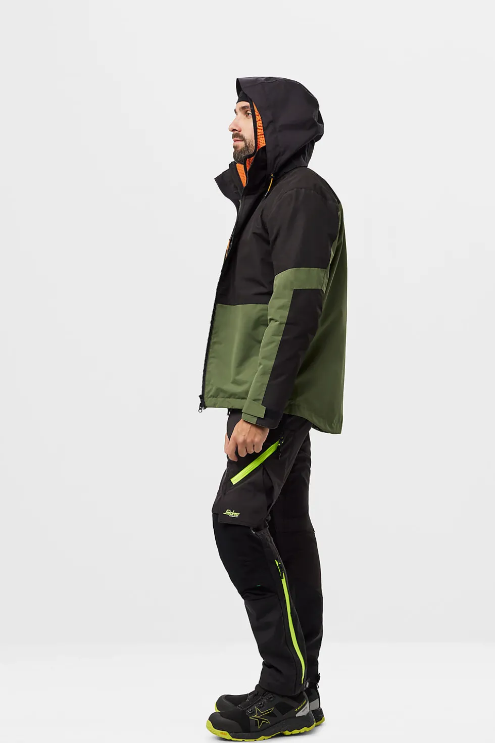Arbeidsbukse 6940 softshell stretch sort str 52