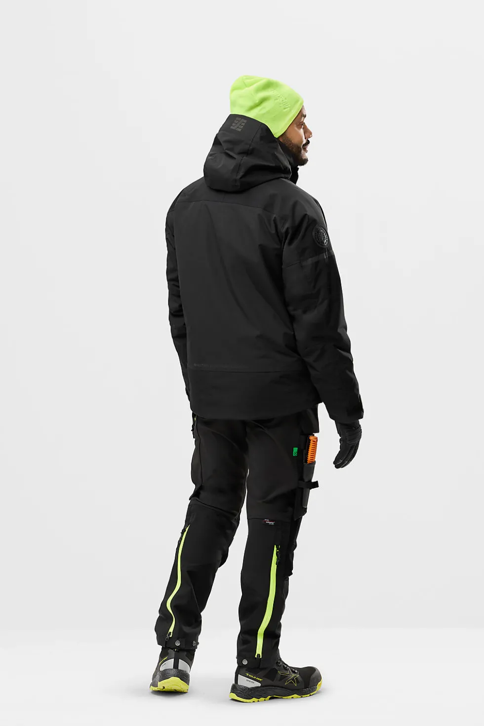 Arbeidsbukse 6940 softshell stretch sort str 52