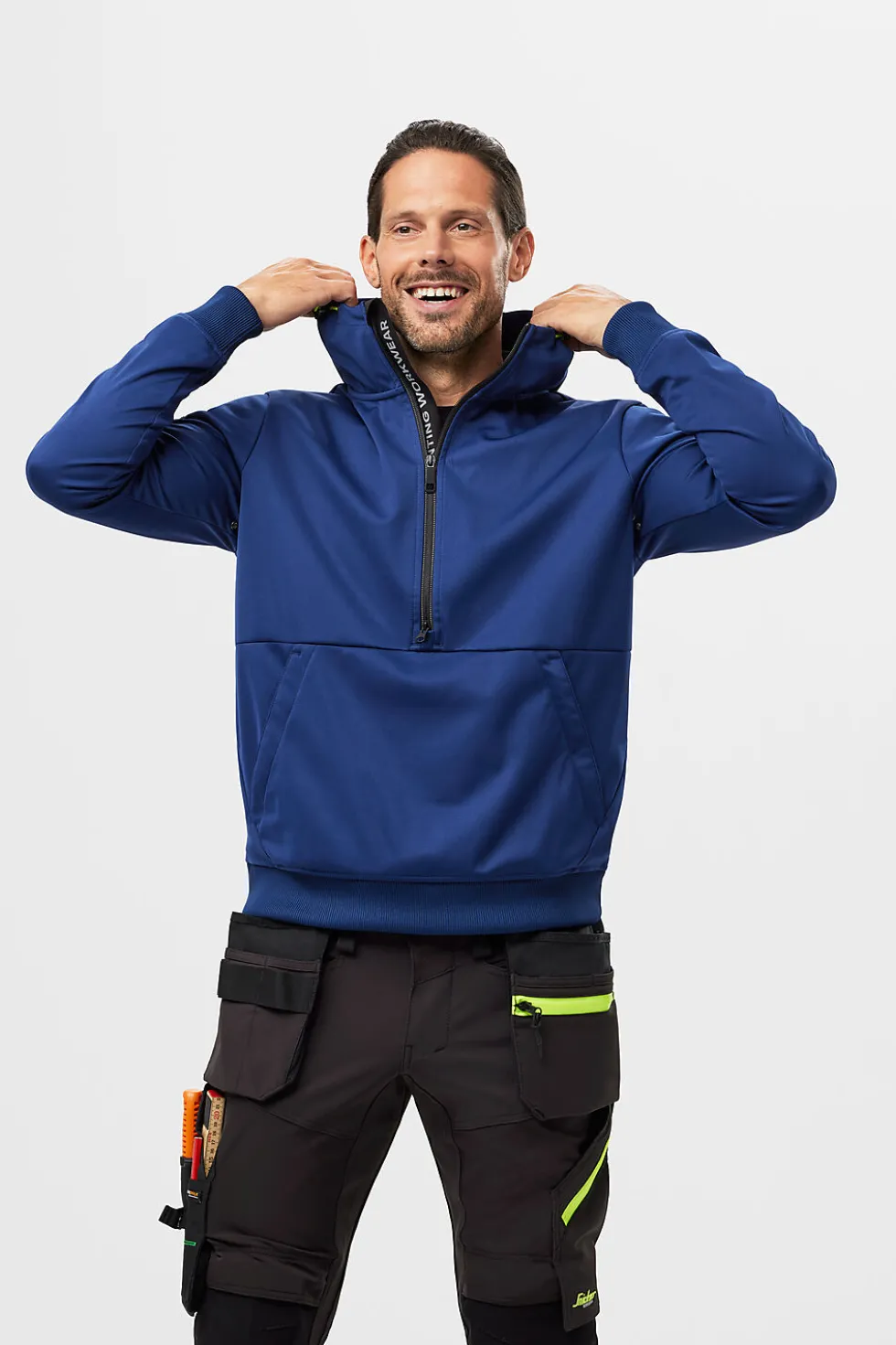 Arbeidsbukse 6940 softshell stretch sort str 52