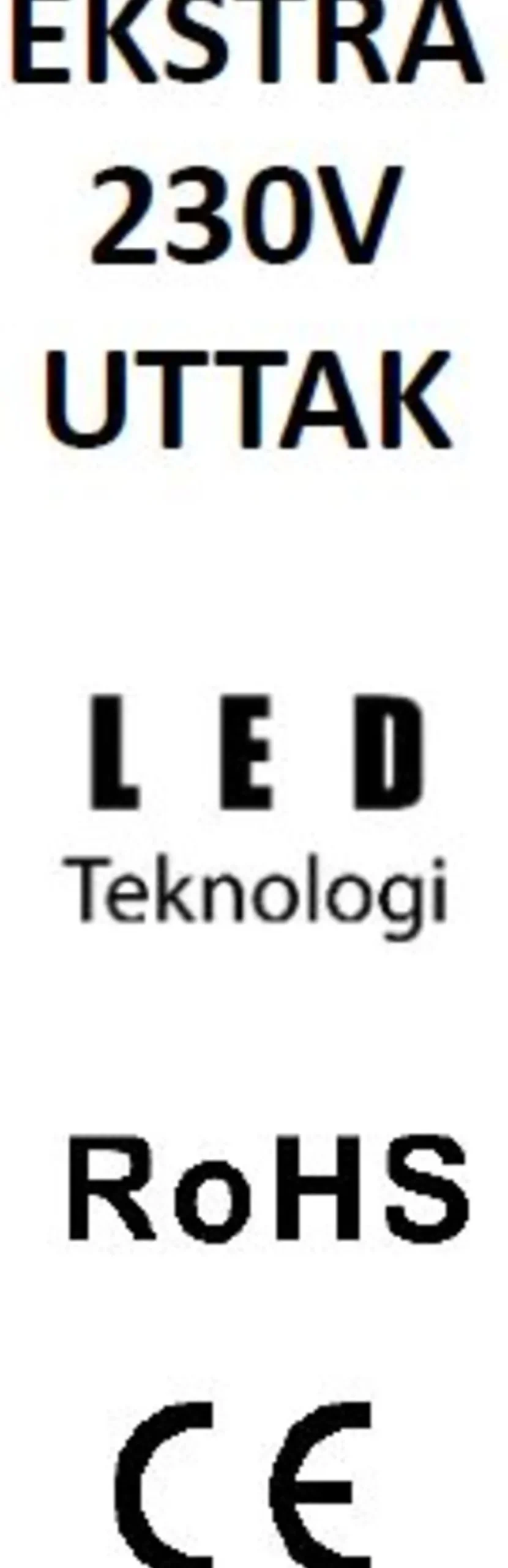 Arbeidslampe led 5000lm lux serie ip54 typhoon