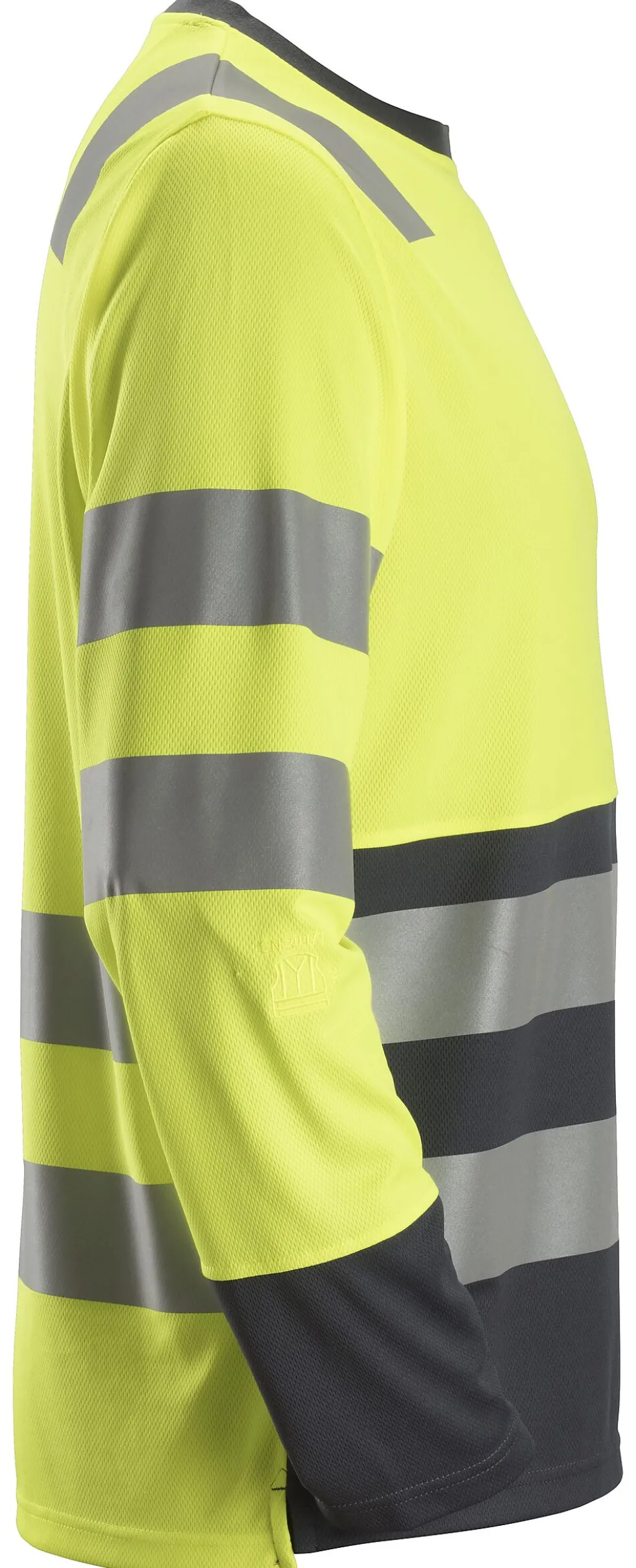 Arbeidstrøye high-vis gul/mørk grå str XS