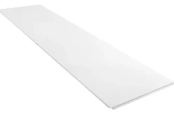 Arbor sponpl vegg sp våtr 2440 hvit 12mm x 620 x 2440 fuktb n/f fas 2s