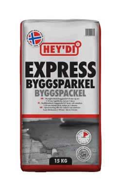 Avrettingsmasse express 15 kg hurtigherdende gulvsparkel