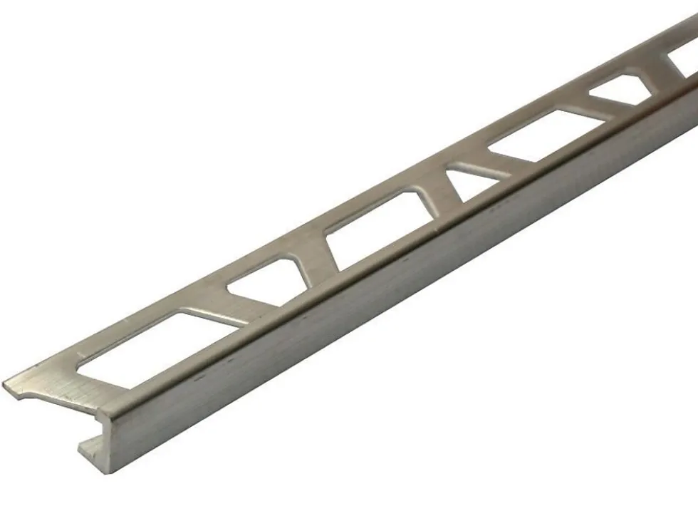 Avslutningslist gulv alu 12,5mm folotrim fra profilitec 2,7m