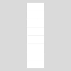 Baderomsplate flis 60x30 cm white 10x620x2400 mm
