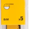 Bajonettsagblad 152 mm for tre og metall 5 stk