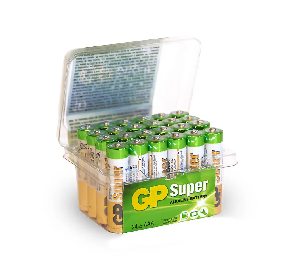 Batteri alkaliske LR03/AAA 24A pakke a 24 stk