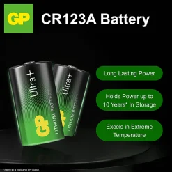 Batteri foto gp 123a u1 foto lithium 123 a