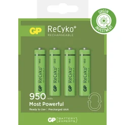 Batteri oppladbare AA Reycko 4X950 MAH GP NIMH