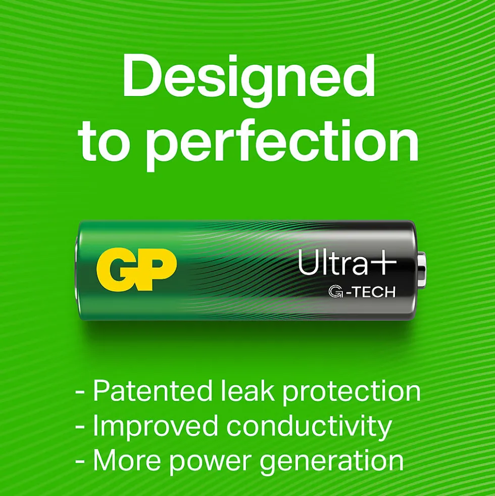 Batteri Ultra+ Alkaline AAA/LR03 4-pk