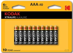 Batteri xtralife alk aaa 10pkkodak alkaline lr03 1,5v