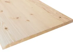 Benkeplate furu 28x620x2500 mm ubehandlet laminert