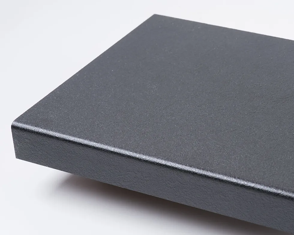 Benkeplate laminat postform lava black