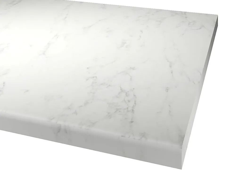 Benkeplate laminat postform lava black