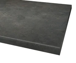 Benkeplate laminat postform lava black