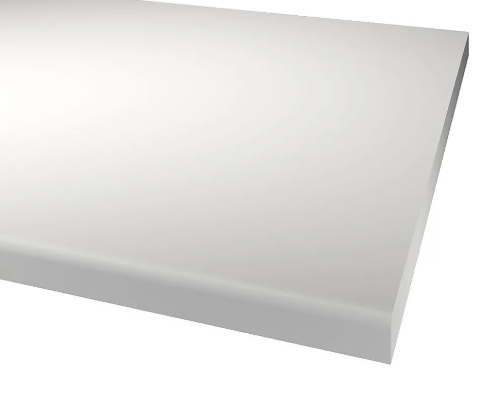 Benkeplate laminat postform lava black