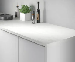 Benkeplate marble white610 rk-l