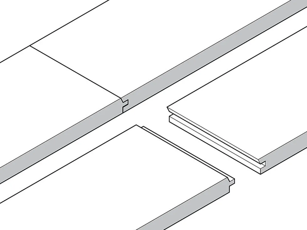 Bergene Holm utvendig kledning skygge grå falset 16x123 mm grunnet