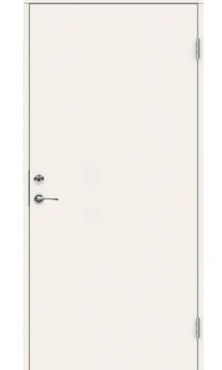 Bering ytterdør 100x210 cm høyrehengslet hvit