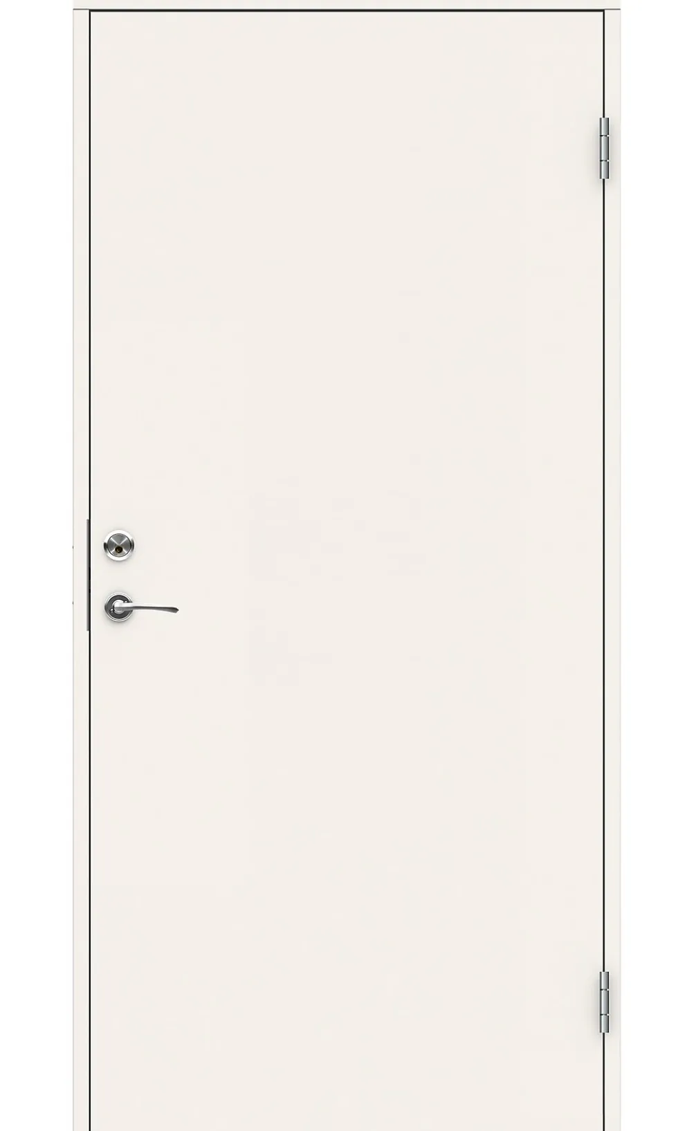 Bering ytterdør 100x210 cm høyrehengslet hvit