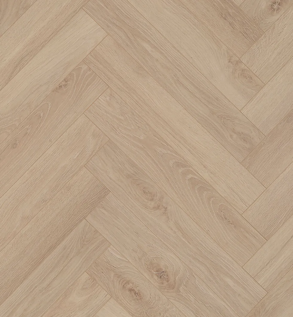 BerryAlloc Chateau+ B Bloom Sand Natural fiskeben laminatgulv