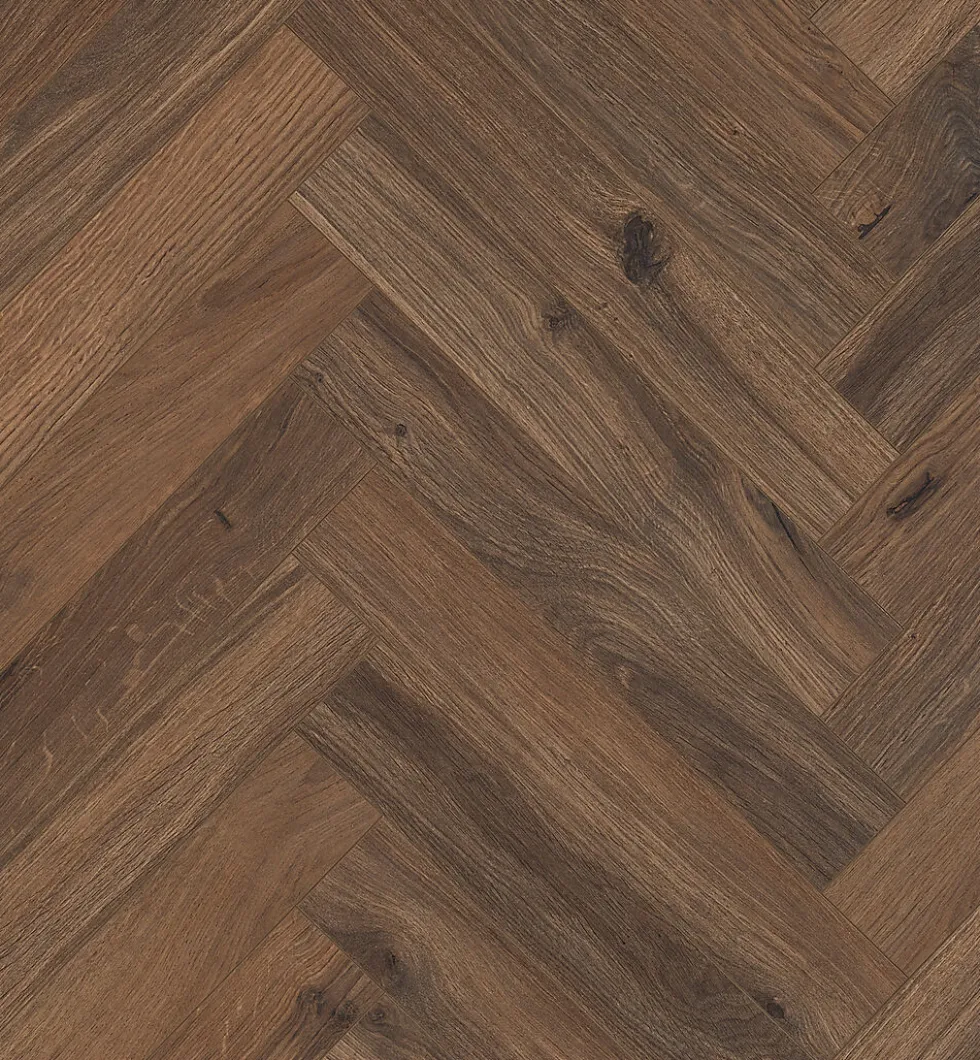 BerryAlloc Chateau+ B Gyant Dark Brown fiskeben laminatgulv