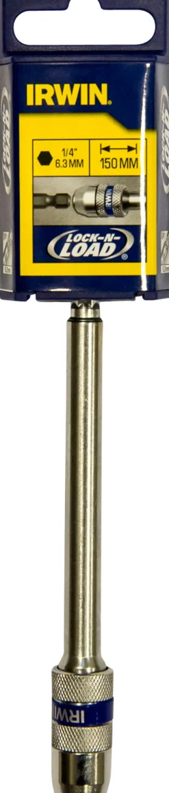 Bitsholder 1/4 hurtigutløser 150mm lock-n-load-system