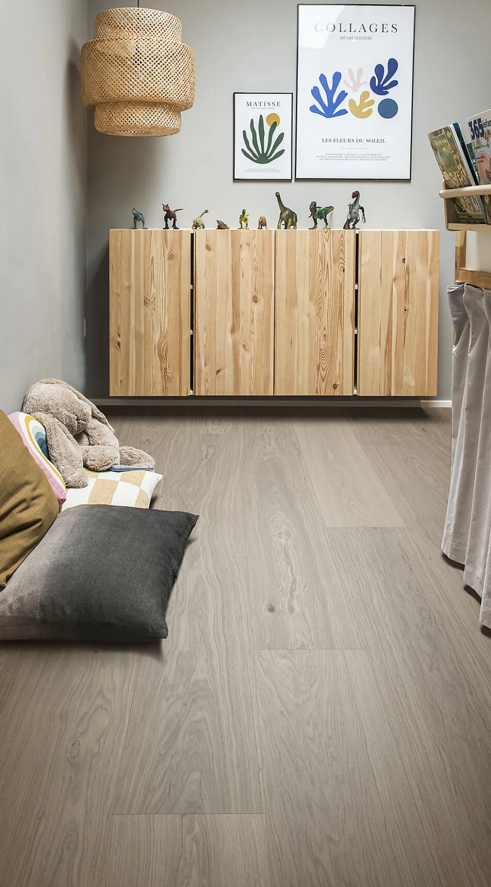 Bjelin herdet tregulv Bonnarp XXL earth grey