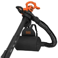 Black+Decker løvblåser 2900W 3-i-1 med ryggsekk