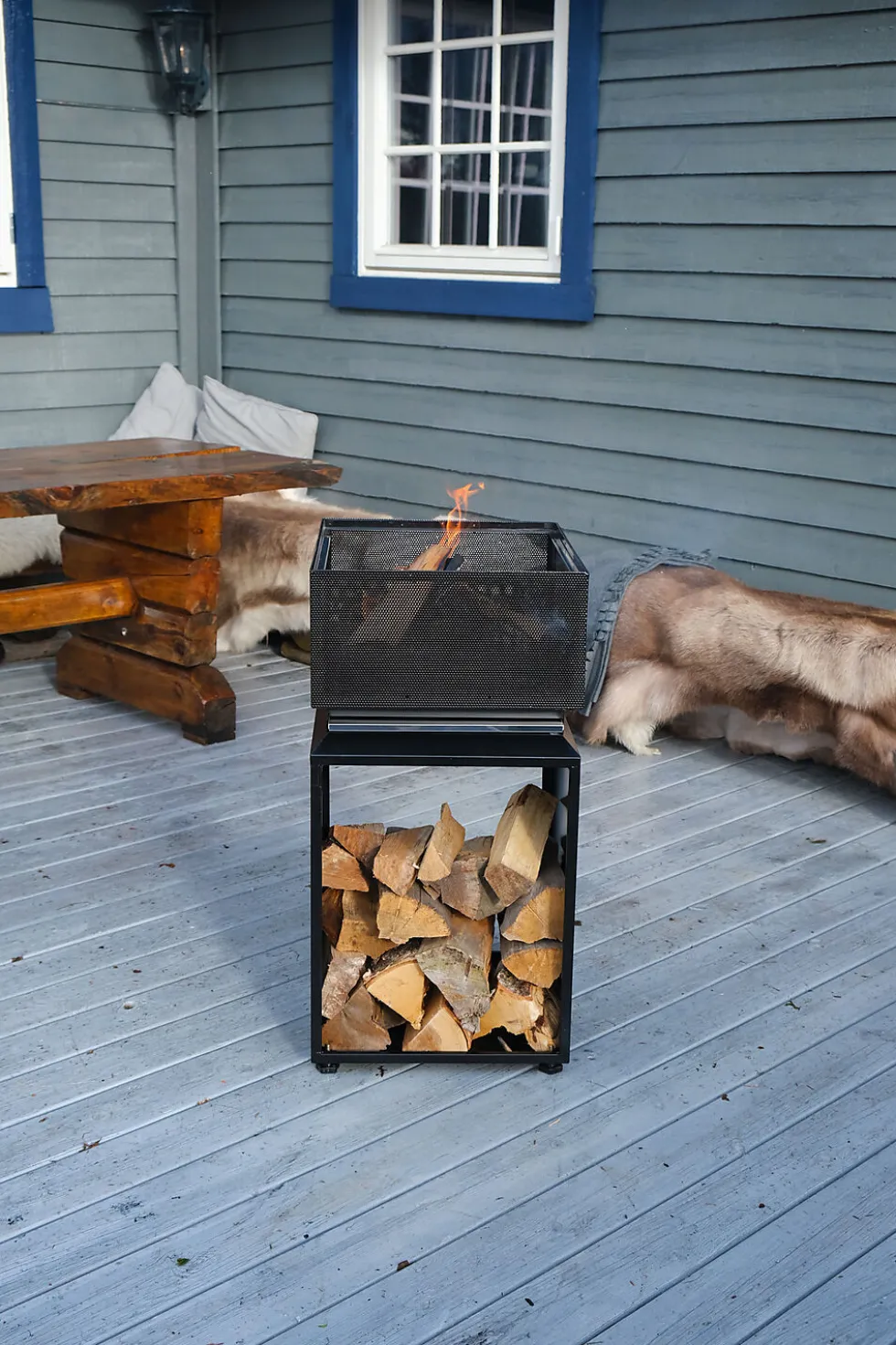 Bålgrill Fire Pit Square