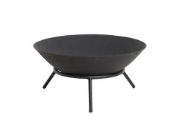 Bålpanne sort stål 56 cm