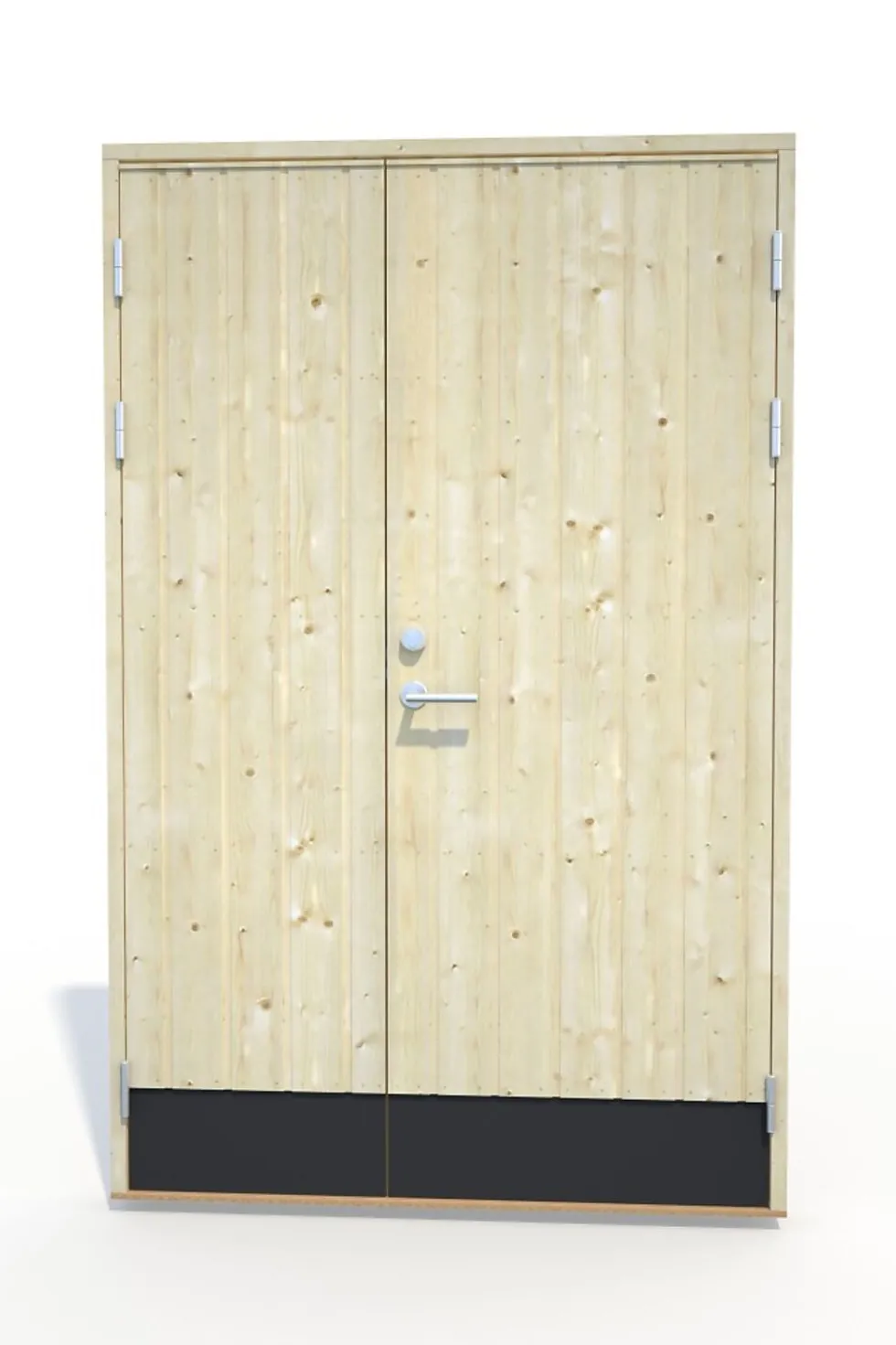 Boddør dobbel uten vindu Palmako 130x200