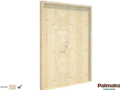 Boddør dobbel 18° 150x200 uten vindu Palmako