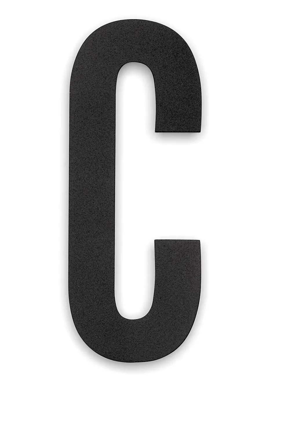 Bokstav Work svart C