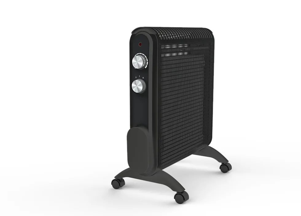 BOOSTER II 2000W sort varmeovn frittstående