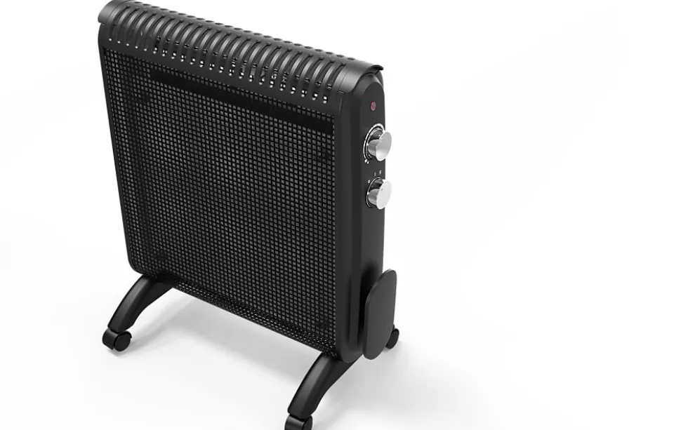 BOOSTER II 2000W sort varmeovn frittstående