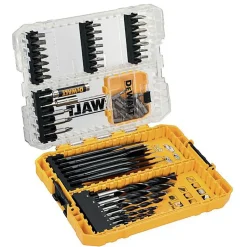 Bor-bitssett 57st m/flatbor dt70758 dewalt