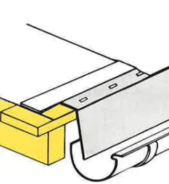 Bordtaksbeslag C-87 sort