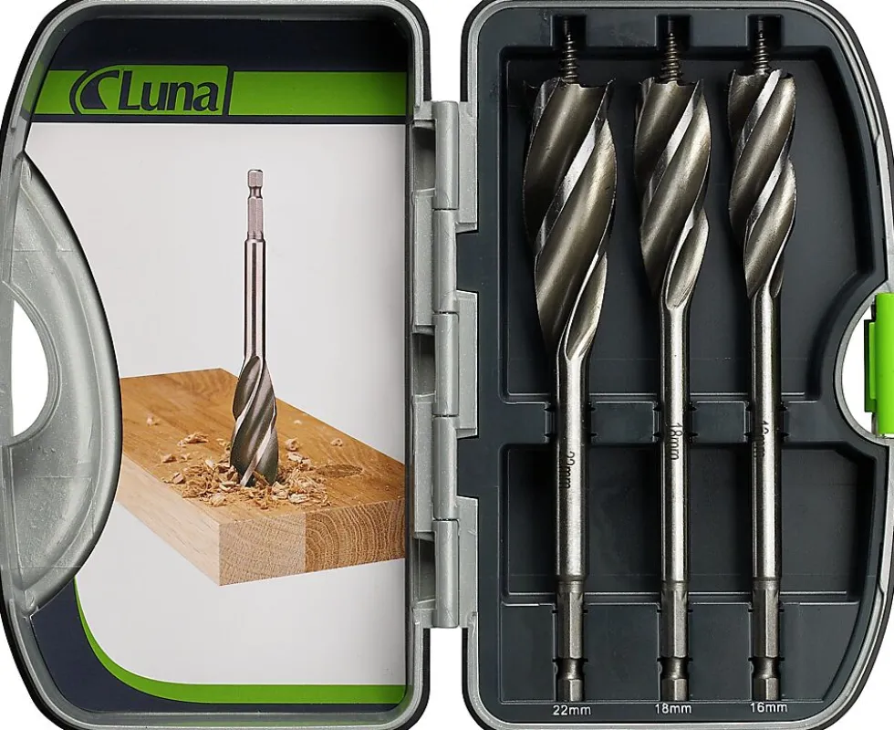 Bor spiral sett tre 4z 3-deler