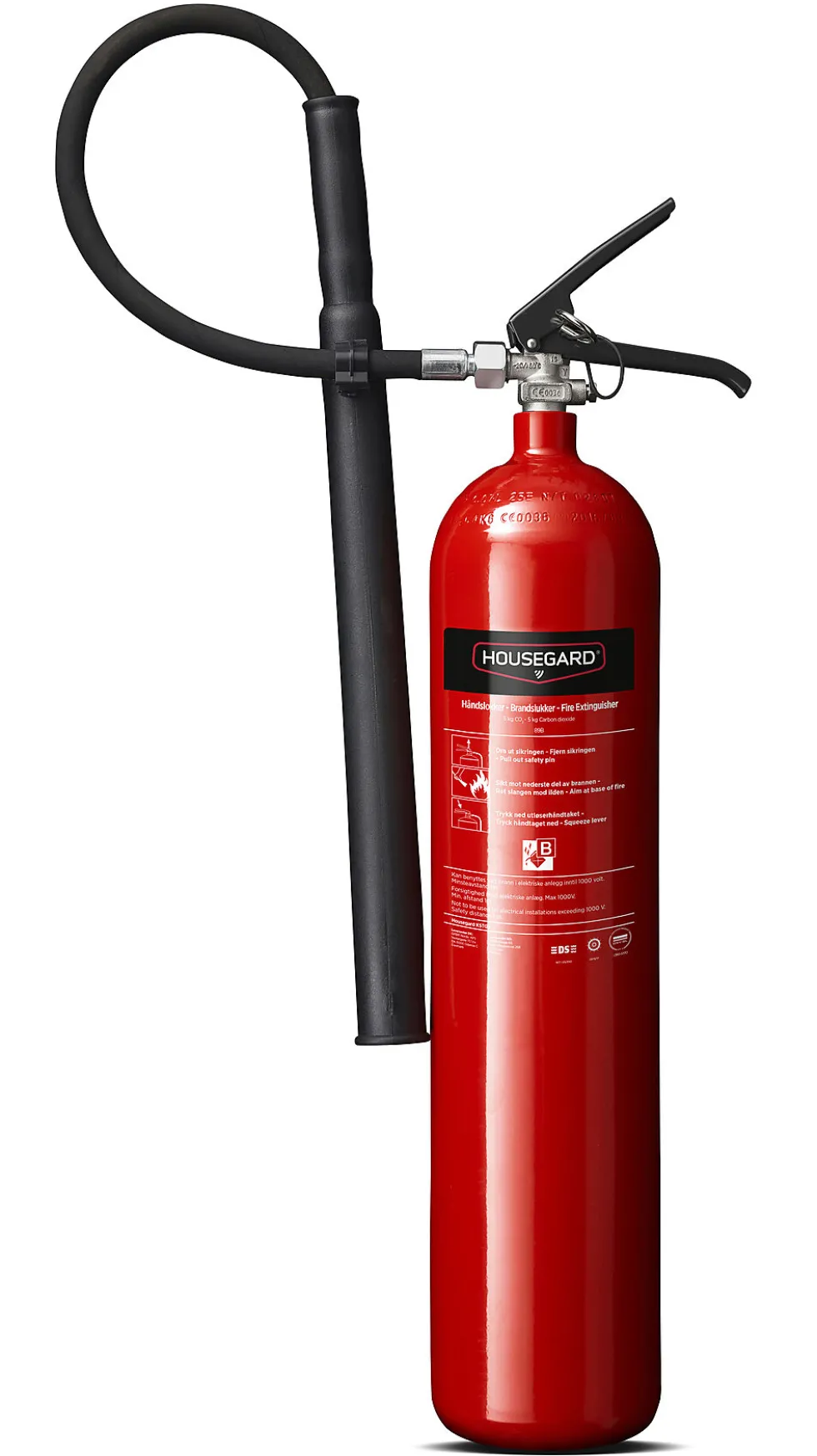 Brannslukningsapparat kullsyre K5TGX CO 5 kg