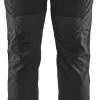 Bukse dame stretch 715918459900c32 svart med stretchpaneler