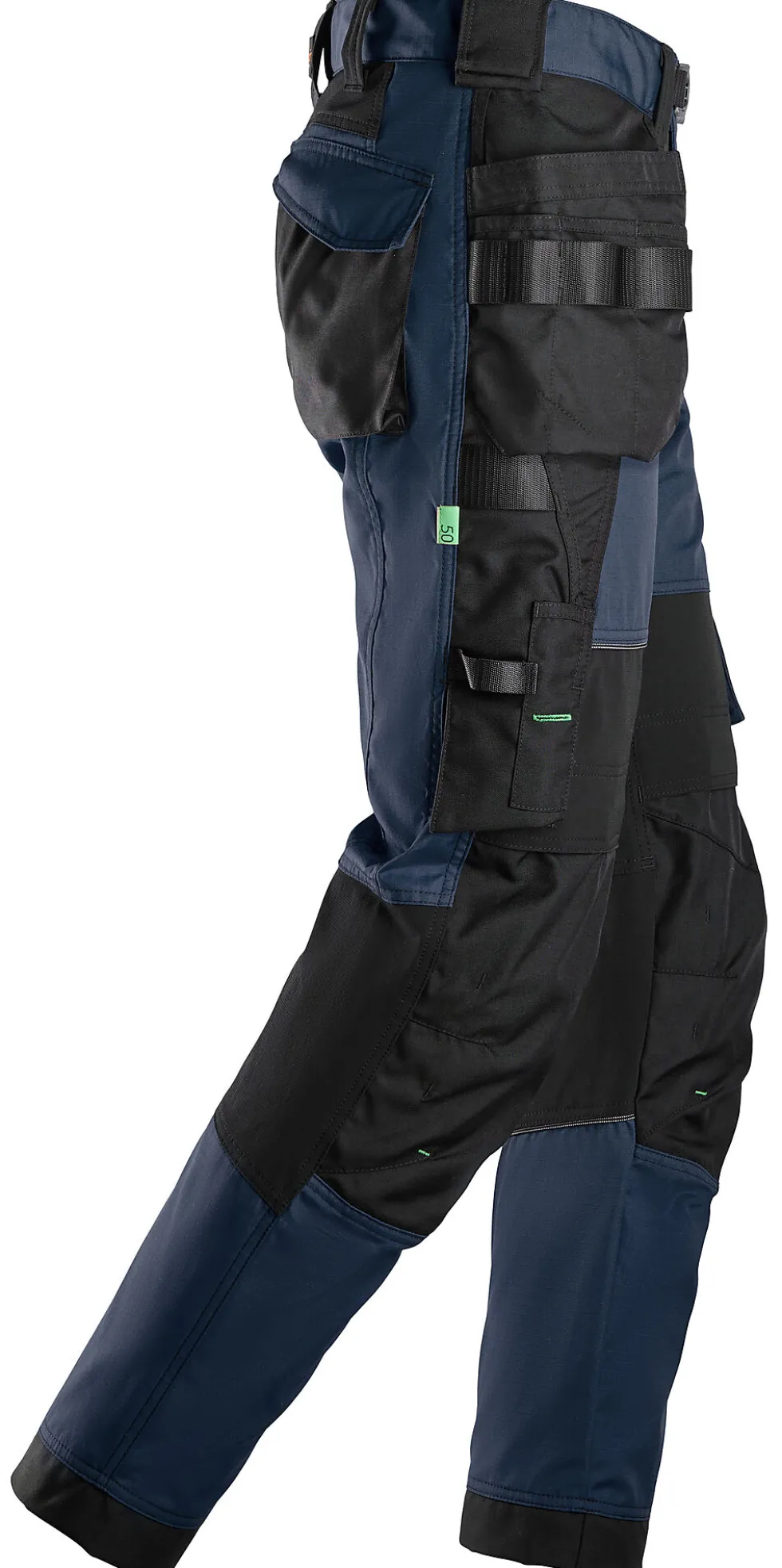 Bukse FlexiWork+ mørk blå/sort str 64