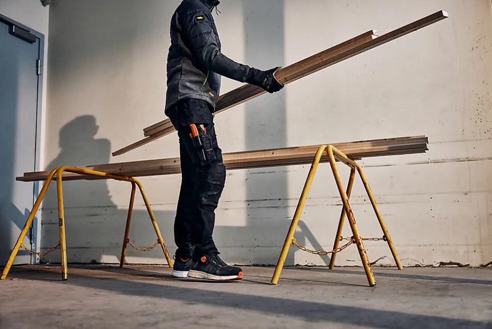 Bukse 6241 hp sort 208 stretch snickers workwear